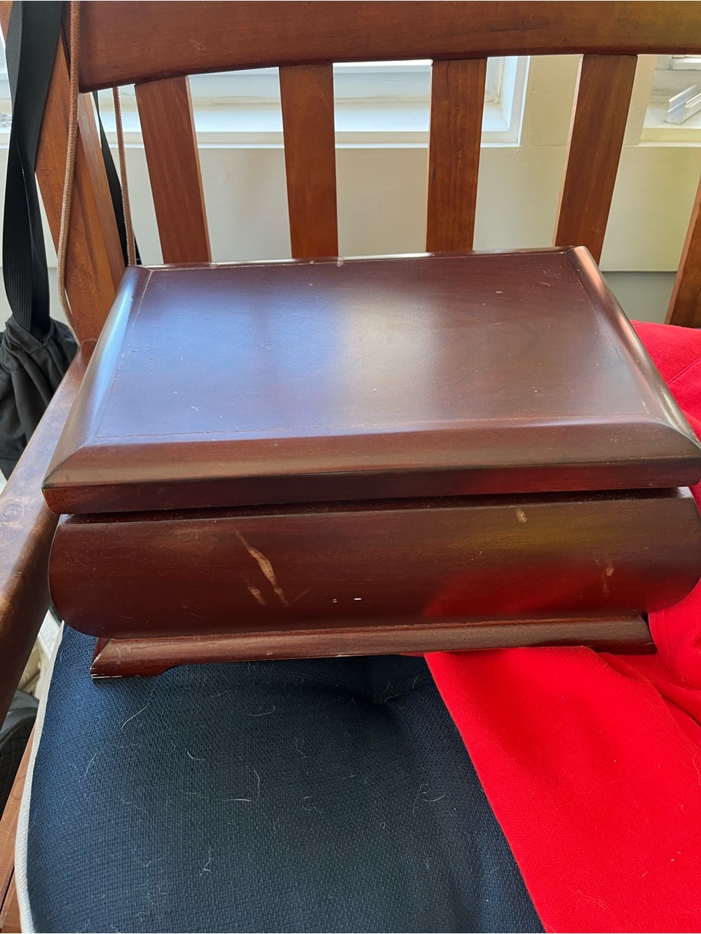 Wooden Cigar Humidor in Dark Brown